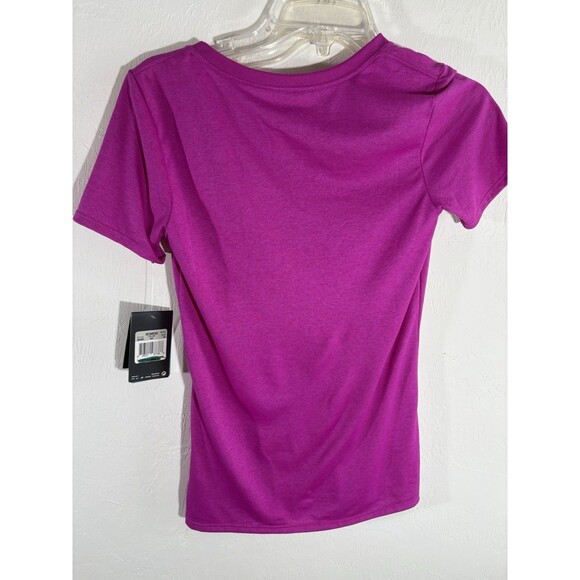 The Nike Tee Dri-Fit Athletic Cut Women's NWT XSmall Raspberry Color - Picture 6 of 8